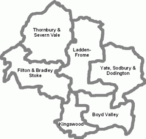 Map of South Gloucestershire